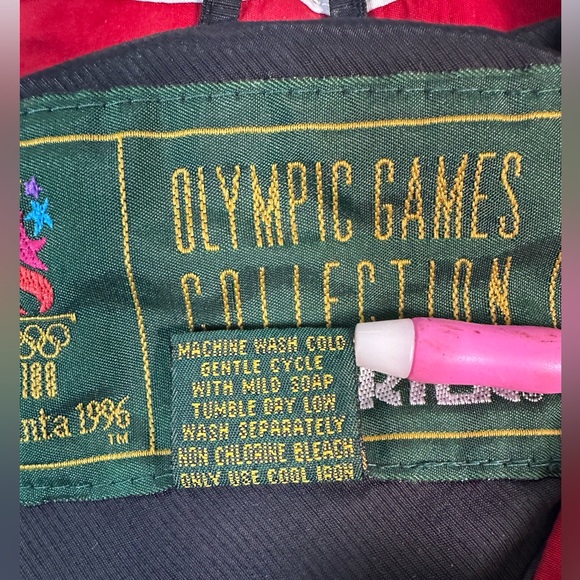 Starter Atlanta 1996 Olympic Games USA 1/2 Zip Windbreaker Jacket Size M - Picture 10 of 15
